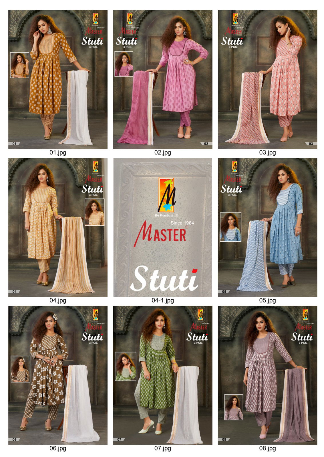 Stuti Two Tone By Master Printed Readymade Suits Catalog
